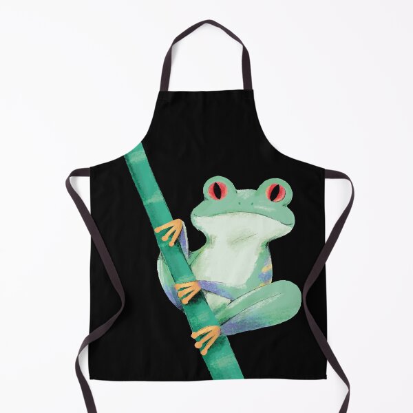Item preview, funny and cute frog art designed and sold by FreeMood.