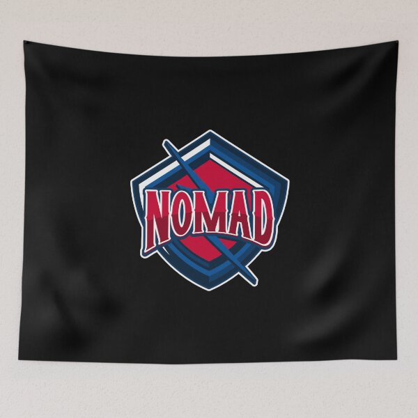 Item preview, Nomad Red Text Logo designed and sold by Popalt.