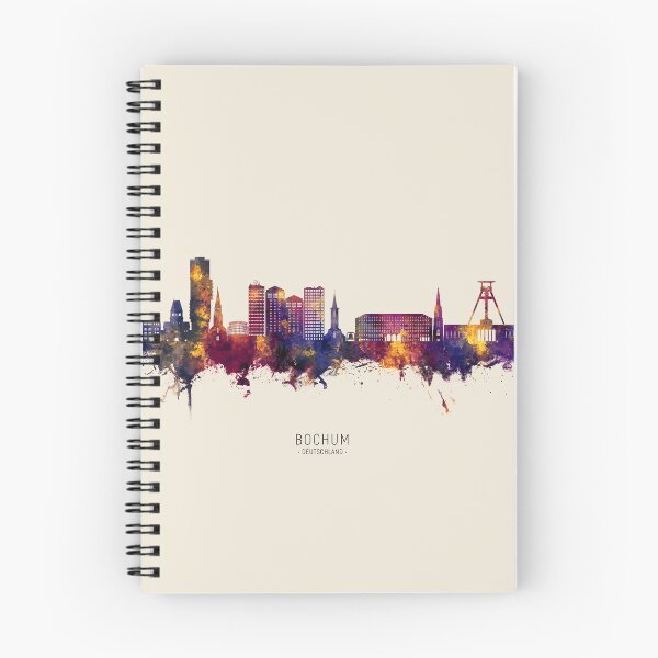 Item preview, Bochum Germany Skyline designed and sold by ArtPrints.