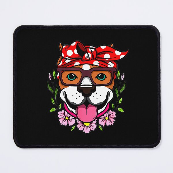 Item preview, Pitbull - Funny Pit Bull Flowers designed and sold by wowart4u.