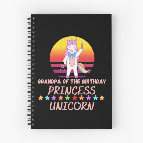 Item preview, Grandpa Of The Birthday Princess Unicorn designed and sold by Buzzbazaar.