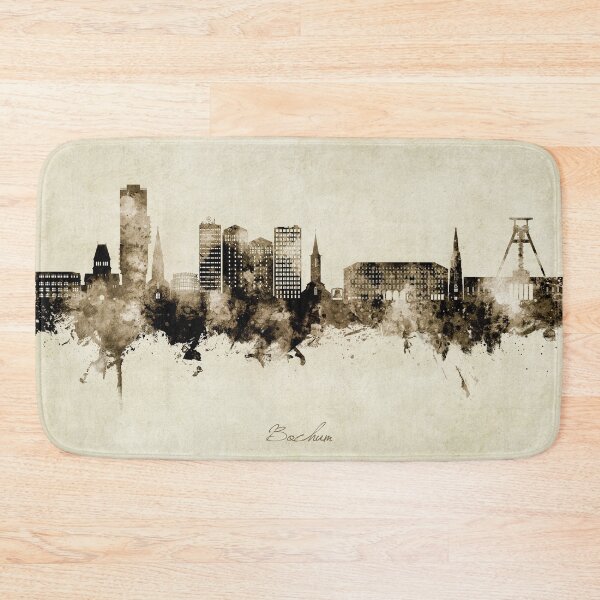Item preview, Bochum Germany Skyline designed and sold by ArtPrints.