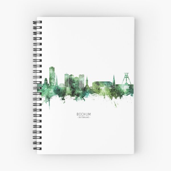 Item preview, Bochum Germany Skyline designed and sold by ArtPrints.