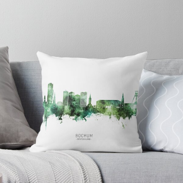 Item preview, Bochum Germany Skyline designed and sold by ArtPrints.