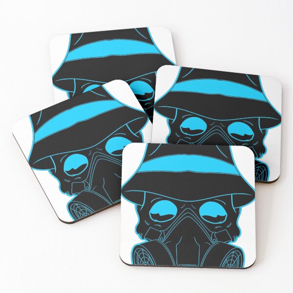 Item preview, Blue masked skull designed and sold by BonsaidoPoh.
