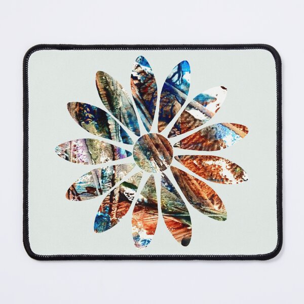 Item preview, Colors of earth abstract flower designed and sold by TitaCris.