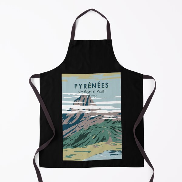 Item preview, Pyrenees National Park France Vintage designed and sold by KrisSidDesigns.