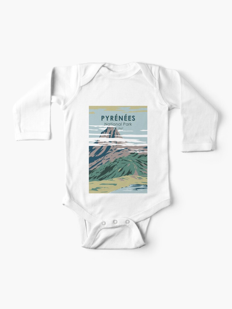 Pyrenees National Park France Vintage | Baby One-Piece