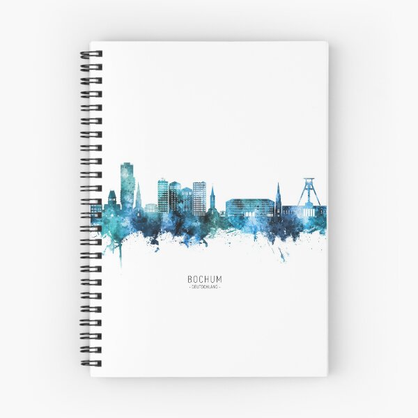 Artikelvorschau, Bochum Germany Skyline entworfen und verkauft von ArtPrints.