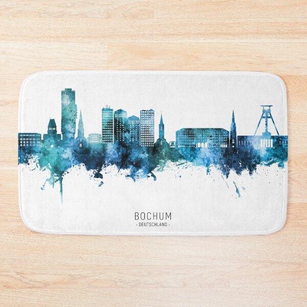Item preview, Bochum Germany Skyline designed and sold by ArtPrints.