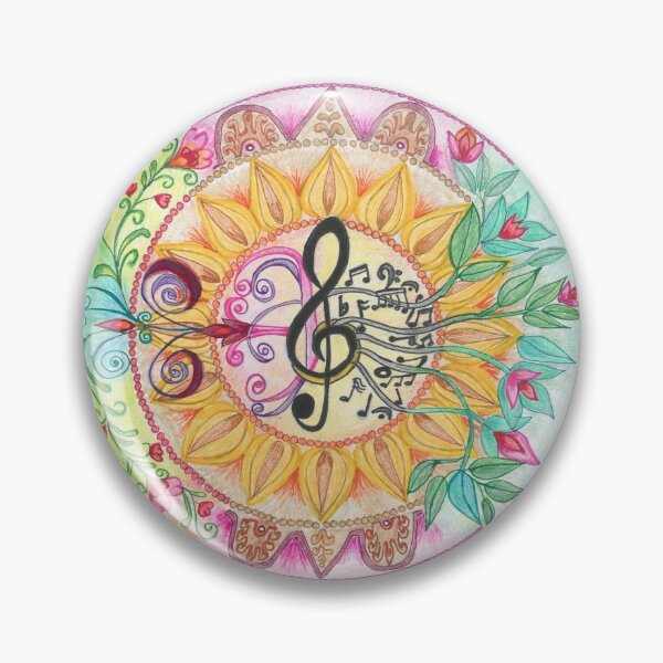 Item preview, Treble Clef Mandala designed and sold by CarlaBedia.