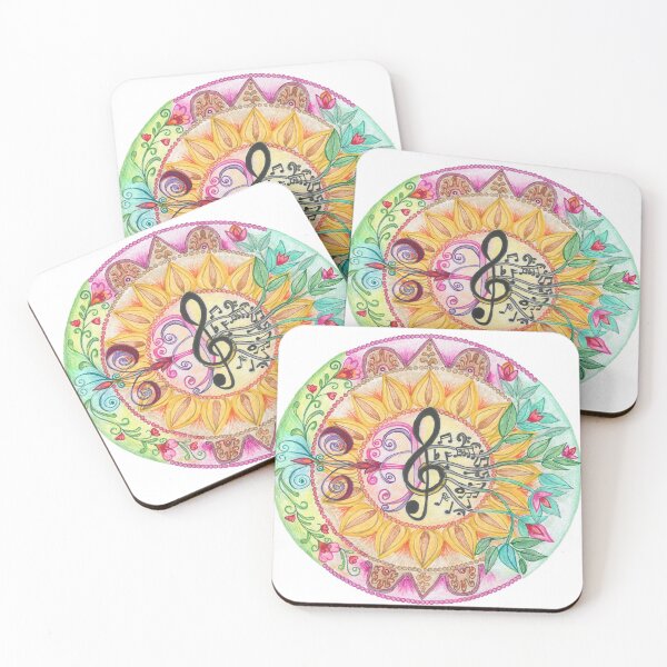 Item preview, Treble Clef Mandala designed and sold by CarlaBedia.