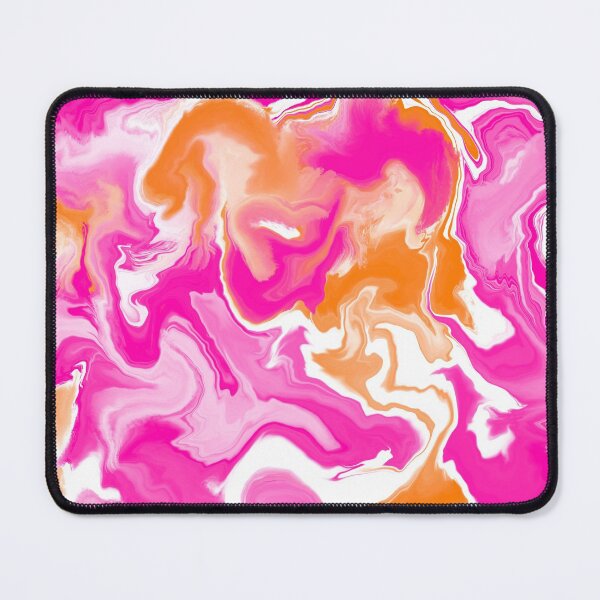 Item preview, Hot pink and orange marbled paint - groovy pattern designed and sold by thephoenixsoul.