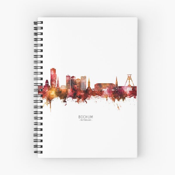 Artikelvorschau, Bochum Germany Skyline entworfen und verkauft von ArtPrints.