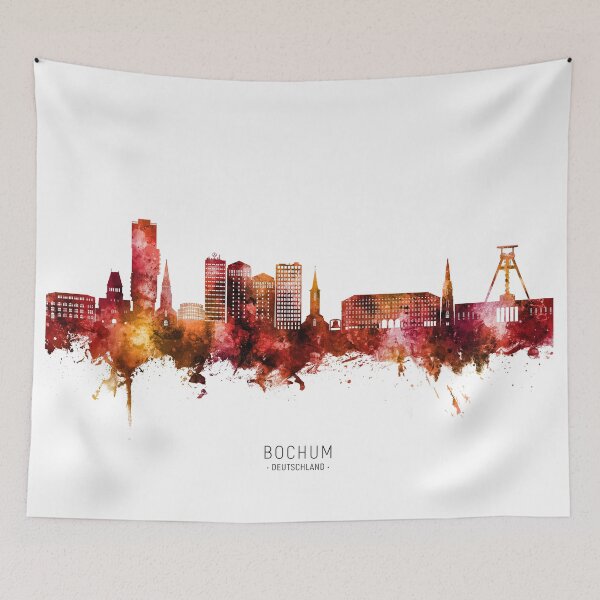 Item preview, Bochum Germany Skyline designed and sold by ArtPrints.