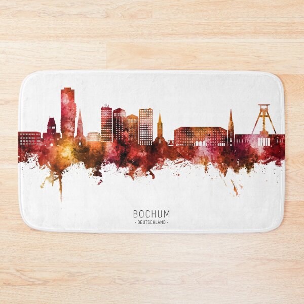 Item preview, Bochum Germany Skyline designed and sold by ArtPrints.