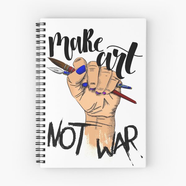 Item preview, make art not war designed and sold by nathalialanne.