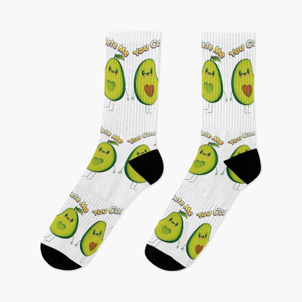 Item preview, You Complete Me Valentine’s Day Funny Cute Avocado Food Kawaii designed and sold by johnta17.