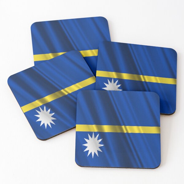 Item preview, Nauru Flag designed and sold by MrCsStores.