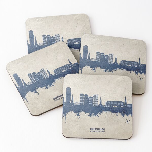 Item preview, Bochum Germany Skyline designed and sold by ArtPrints.