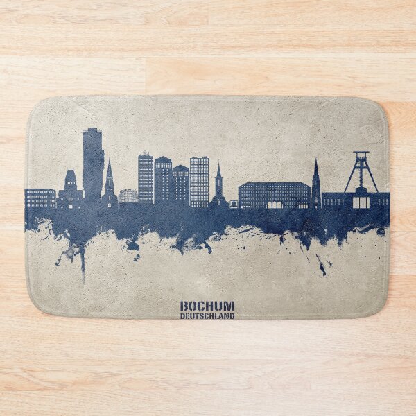 Item preview, Bochum Germany Skyline designed and sold by ArtPrints.