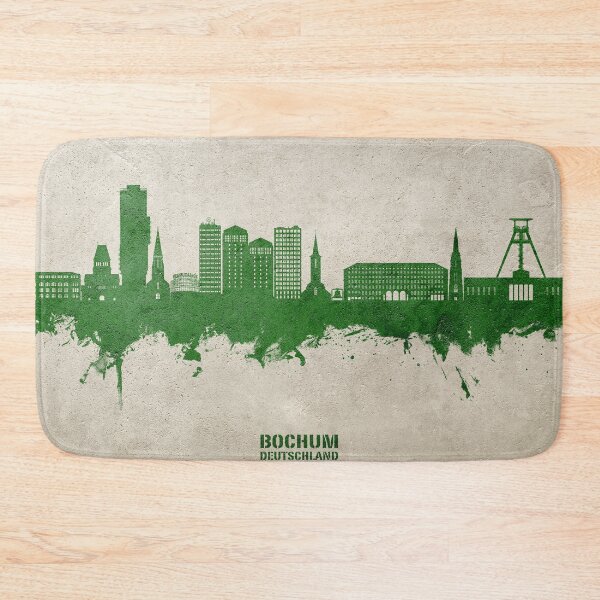 Item preview, Bochum Germany Skyline designed and sold by ArtPrints.