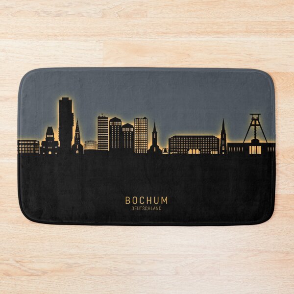 Item preview, Bochum Germany Skyline designed and sold by ArtPrints.