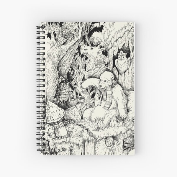 In the forest Spiral Notebook