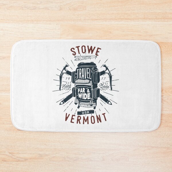 Item preview, Stowe Vermont Backpack Gear Retro designed and sold by KrisSidDesigns.