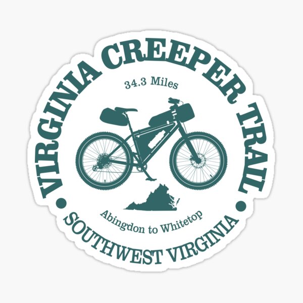 Item preview, Virginia Creeper Trail (cycling) designed and sold by curranmorgan.