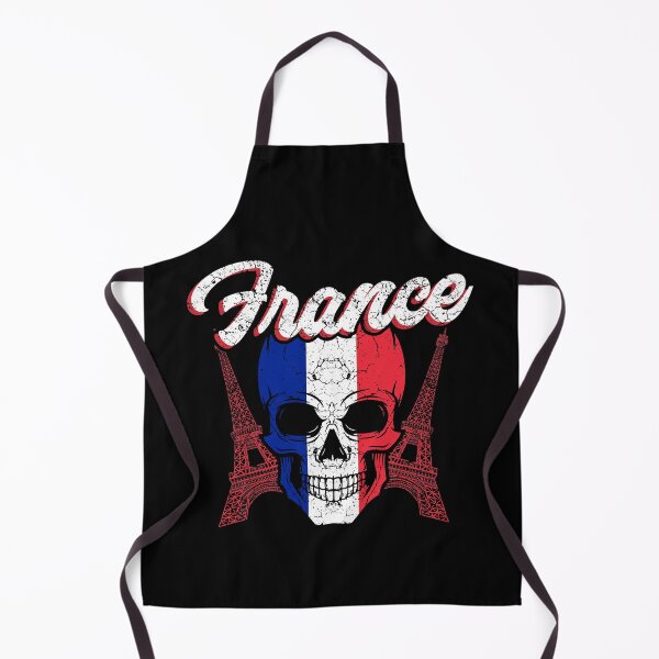 Item preview, France flag skull Eiffel Tower designed and sold by Mila1946.