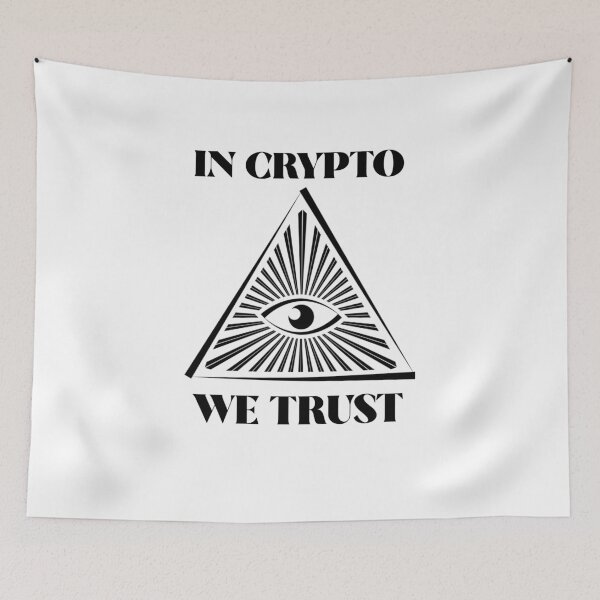 Item preview, In Crypto We Trust T-Shirt designed and sold by Funny-Tees4U.