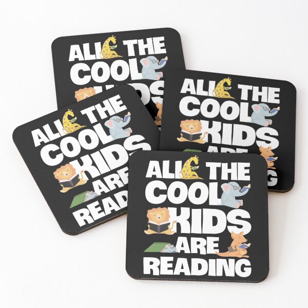 Item preview, All The Cool Kids Are Reading: Cute Animals Reading Books designed and sold by Happy Puppy Print On Demand.