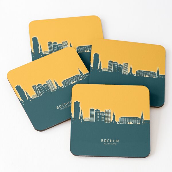 Item preview, Bochum Germany Skyline designed and sold by ArtPrints.