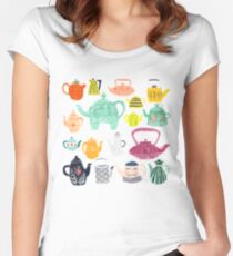Have a Tea-riffic Day! Women's Fitted Scoop T-Shirt