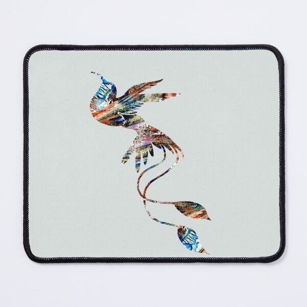 Item preview, Colors of earth abstract hummingbird designed and sold by TitaCris.
