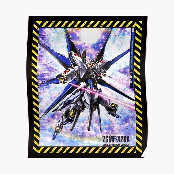 Freedom Gundam Posters Redbubble