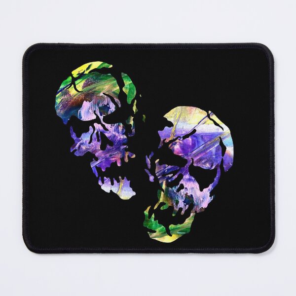 Item preview, Spirit world of magic purple dreams abstract skulls designed and sold by TitaCris.