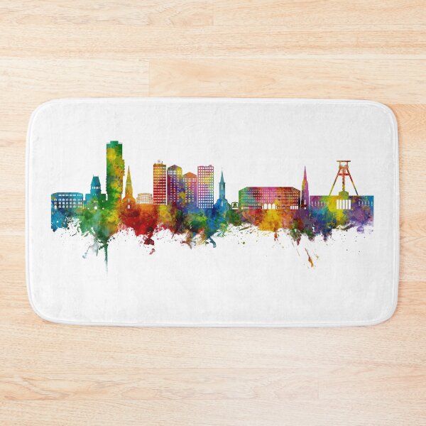 Item preview, Bochum Germany Skyline designed and sold by ArtPrints.