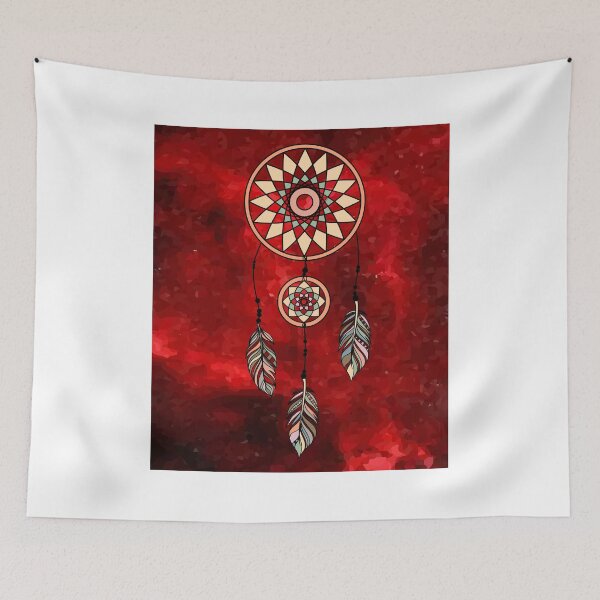 Item preview, Spiritual Colorful Dream Catcher Feather designed and sold by flofin.