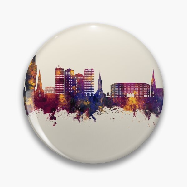 Item preview, Bochum Germany Skyline designed and sold by ArtPrints.