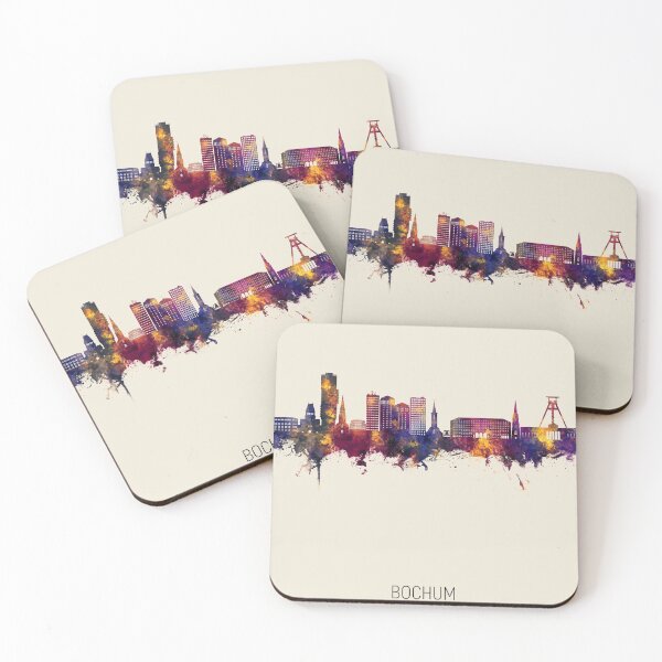 Item preview, Bochum Germany Skyline designed and sold by ArtPrints.