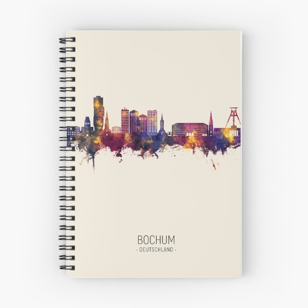 Artikelvorschau, Bochum Skyline entworfen und verkauft von ArtPrints.