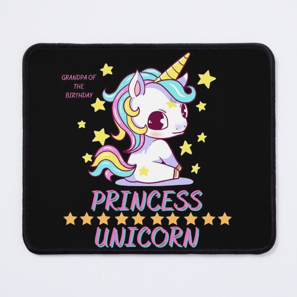 Item preview, Grandpa Of The Birthday Princess Unicorn designed and sold by Buzzbazaar.