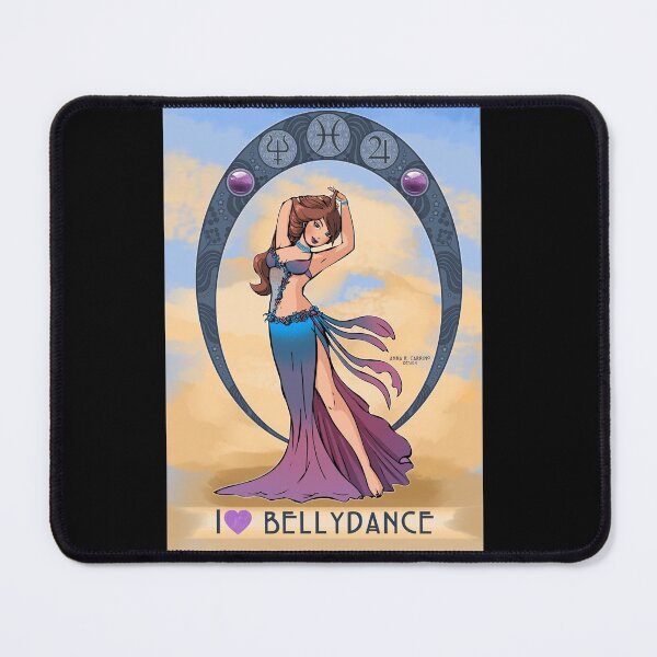 Item preview, Pisces bellydancer designed and sold by Anna R. Carrino.