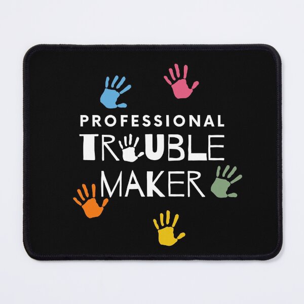 Item preview, Professional trouble maker with finger paint hands in pastels for naughty kids designed and sold by portrait4you.