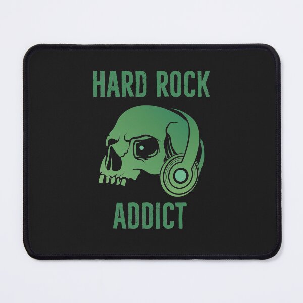 Item preview, Hard Rock Addict | Green Skull Gift Idea designed and sold by DanLopesMerch.