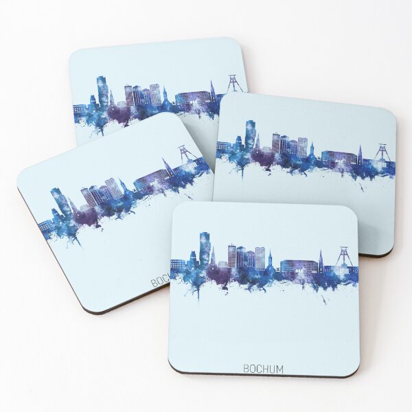 Item preview, Bochum Germany Skyline designed and sold by ArtPrints.