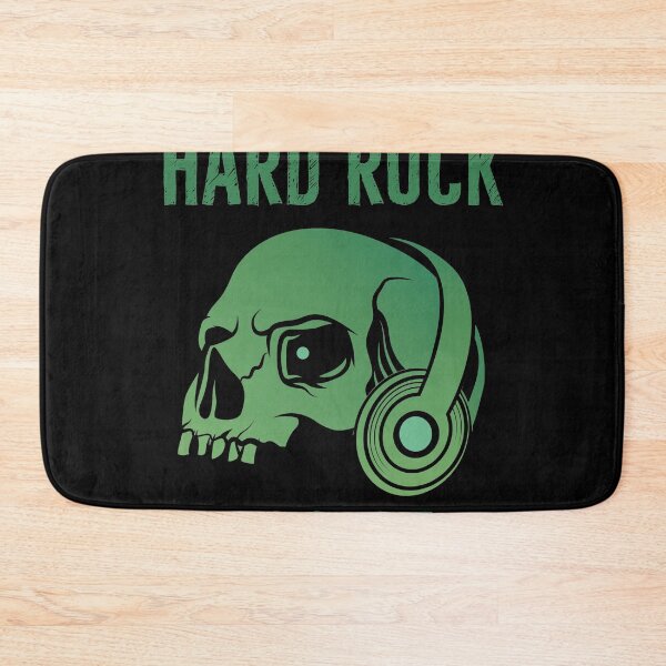 Item preview, Hard Rock Addict | Green Skull Gift Idea designed and sold by DanLopesMerch.