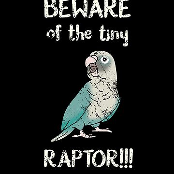 Beware Of The Tiny Raptor Funny Cockatiel Parrot' Men's Premium Tank Top